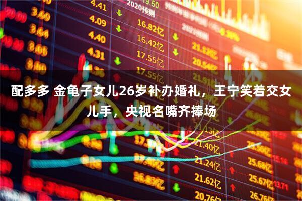 配多多 金龟子女儿26岁补办婚礼，王宁笑着交女儿手，央视名嘴齐捧场